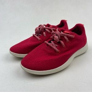 Allbirds Women’s Wool Runners Tuke Marinara/Cream Sole Comfort Shoes Size 7